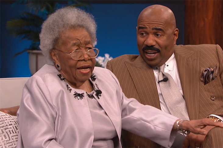 The 92-Year-Old Breakout Star of Black Panther Flirts With Steve, And His Reaction Is Priceless