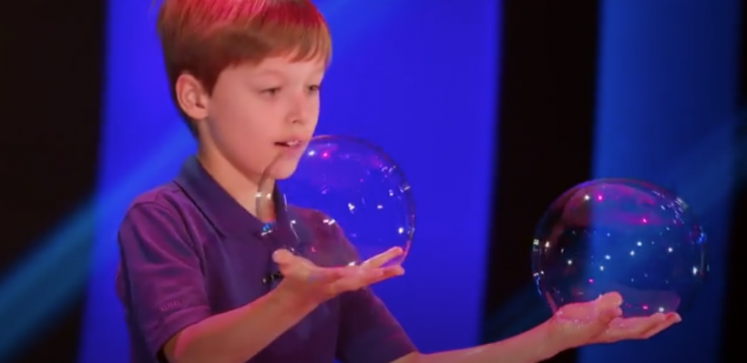 What This Kid Does with Bubbles Will Blow You Away