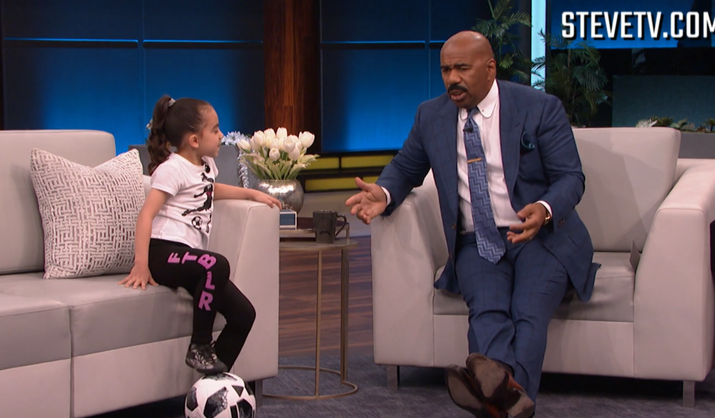 7-Year-Old Gets A Surprise From Her Soccer Idol And Adorably Loses It