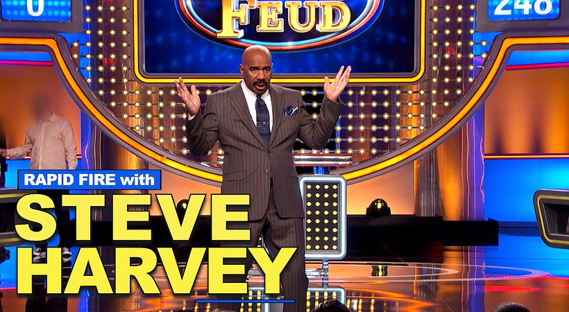 Rapid Fire With Steve Harvey: Family Feud Host Replacement, Grandkids, and Fashion Advice