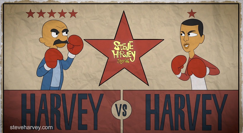 Harvey vs. Harvey There's Only One Heavyweight Champ In My House! | Steve Harvey Stories