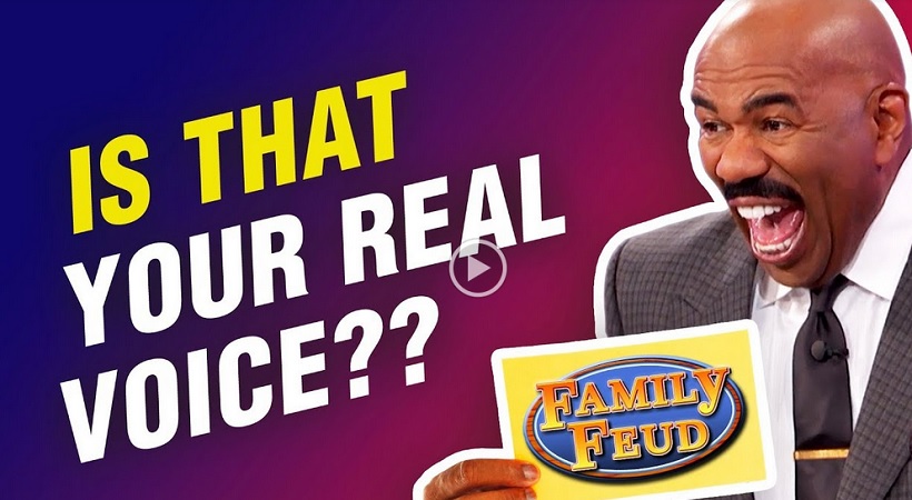 Savage! Is That Your Real Voice? Steve Harvey Roasts Funny-Sounding Contestants on Family Feud