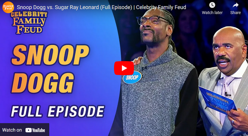 Snoop Dogg vs. Sugar Ray Leonard | Celebrity Family Feud