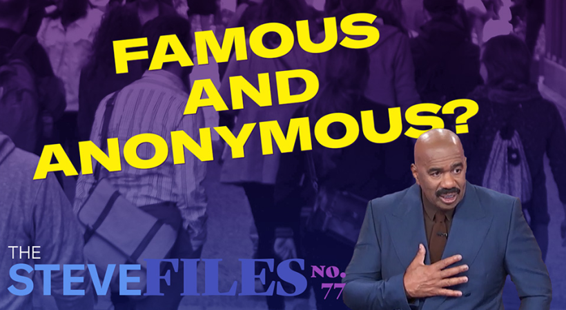 Fame or Shame: The Hilarious Story of Being Famous and Anonymous!