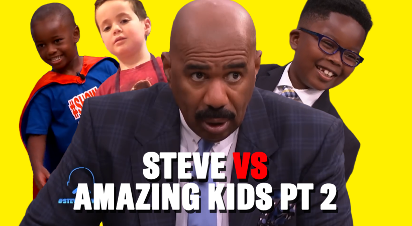 PART 2!!! Steve Harvey vs. Kids: The Ultimate Comedy Showdown!