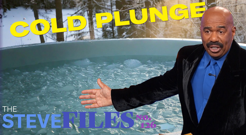 Steve Harvey Takes on the Cold Plunge—Could You Handle It?!