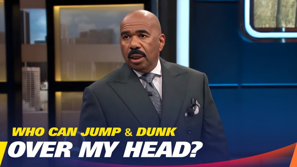 Who Thinks They Can Dunk Over Me? | Steve Harvey