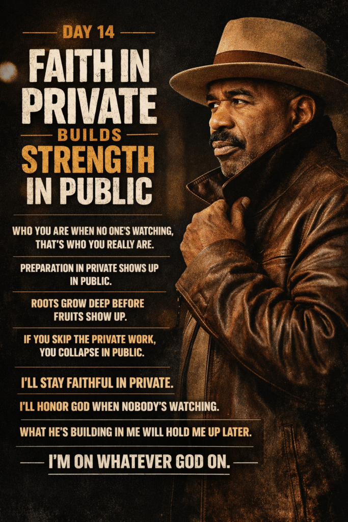 Faith in Private Builds Strength in Public